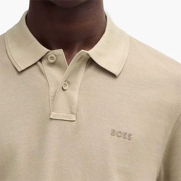 Áo Polo Nam Hugo Boss Men Prime Beige Cotton Boss 50507813 271 Màu Be Size S - Thời trang - Vua Hàng Hiệu