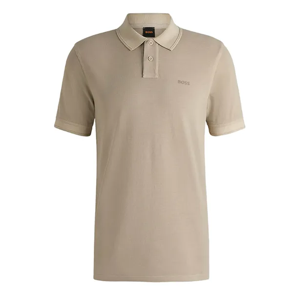 Áo Polo Nam Hugo Boss Men Prime Beige Cotton Boss 50507813 271 Màu Be Size S - Thời trang - Vua Hàng Hiệu