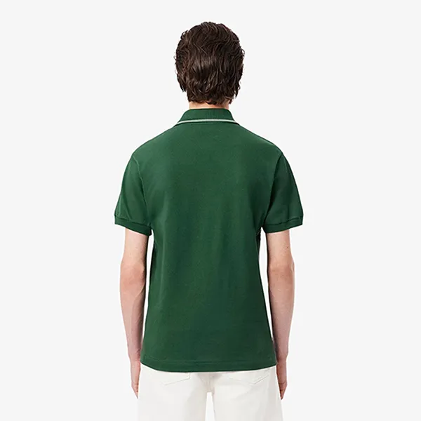 Áo Polo Nam Lacoste Classic Fit L.12.12 Embroidered Shield PH0037-10 132 Màu Xanh Lá Size 3