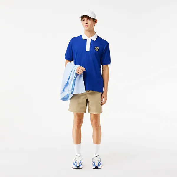Áo Polo Nam Lacoste L.12.12 Classic Style With Badge Polo Shirt PH7369 NUV Màu Xanh Đậm Size 3 - Thời trang - Vua Hàng Hiệu