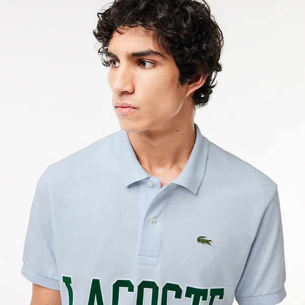 Áo Polo Nam Lacoste Men's Classic Fit L.12.12 Petit Piqué PH7419 J2G Màu Xanh Nhạt Size 3 - Thời trang - Vua Hàng Hiệu