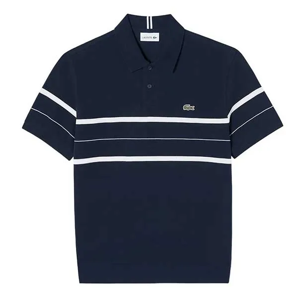 Áo Polo Nam Lacoste Men's Regular Fit PH196E - HDE Màu Xanh Navy Size 3 - Thời trang - Vua Hàng Hiệu