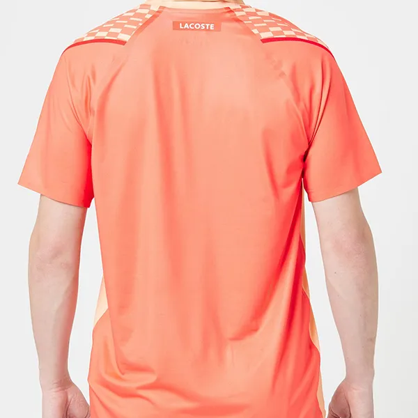 Áo Polo Nam Lacoste Men's Spring Novak DH5867-T71 Màu Cam Size 4