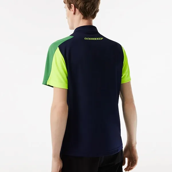 Áo Polo Nam Lacoste Men’s Tennis Recycled Polyester Shirt Men Blue DH5042-XI0 Màu Xanh Size 5 - Thời trang - Vua Hàng Hiệu