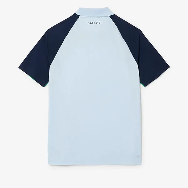 Áo Polo Nam Lacoste Men's Ultra Dry Colorblock Tennis Polo DH8955 51 HIA Màu Xanh Đen Size 4