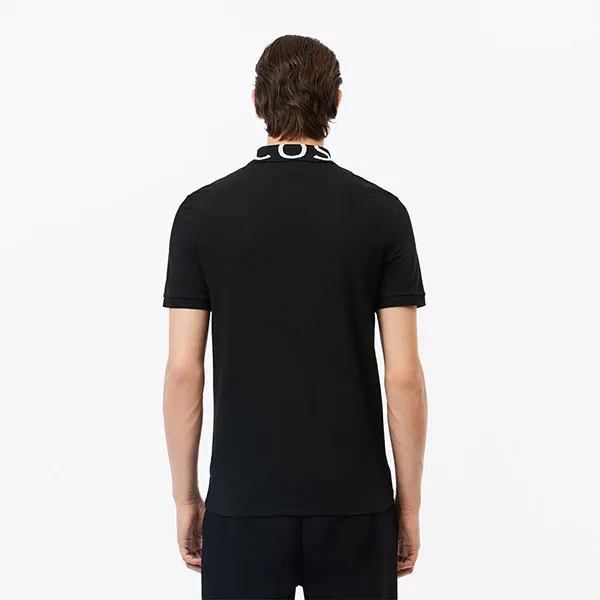 Áo Polo Nam Lacoste Movement Piqué Slim Fit Polo Shirt PH0797 10 031 Màu Đen Size 2