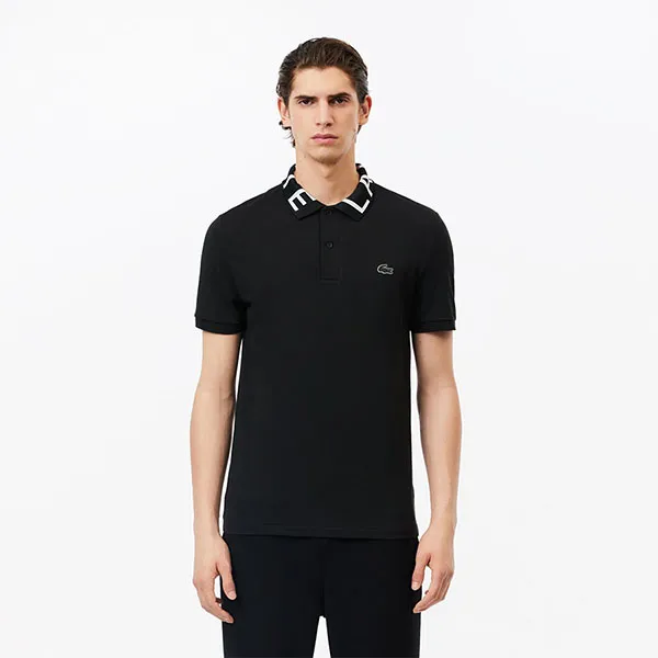 Áo Polo Nam Lacoste Movement Piqué Slim Fit Polo Shirt PH0797 10 031 Màu Đen Size 2