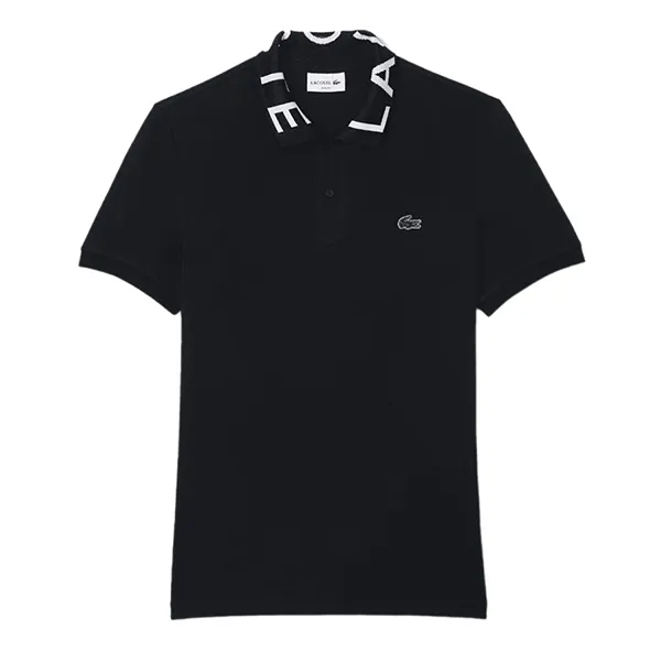 Áo Polo Nam Lacoste Movement Piqué Slim Fit Polo Shirt PH0797 10 031 Màu Đen Size 2