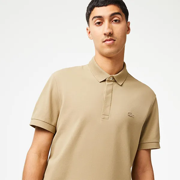 Áo Polo Nam Lacoste Paris Regular Fit Stretch PH5522 CB8 Màu Nâu Rêu Size 5 - Thời trang - Vua Hàng Hiệu