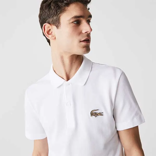 Áo Polo Nam Lacoste Regular Fit Badge Cotton Piqué Polo White PH9761-001 Màu Trắng Size 2 - Thời trang - Vua Hàng Hiệu