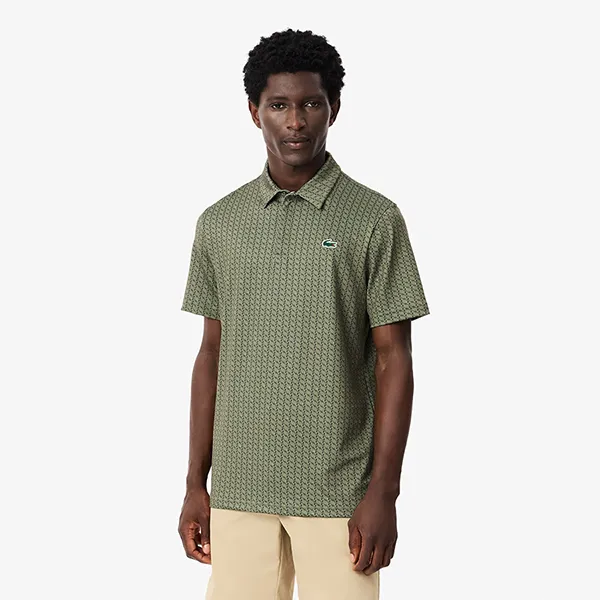 Áo Polo Nam Lacoste Regular Fit Men's Golf UV Protection DH5175 I9C Màu Xanh Lục Size 5 - Thời trang - Vua Hàng Hiệu