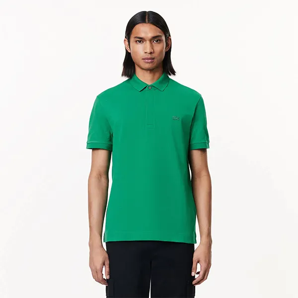 Áo Polo Nam Lacoste Regular Fit Stretch PH5522 LDM Màu Xanh Lá Size 5