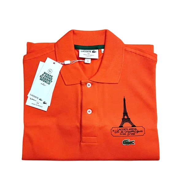 Áo Polo Nam Lacoste Short-Sleeve PH3052 SJI Màu Cam Size XS - Thời trang - Vua Hàng Hiệu