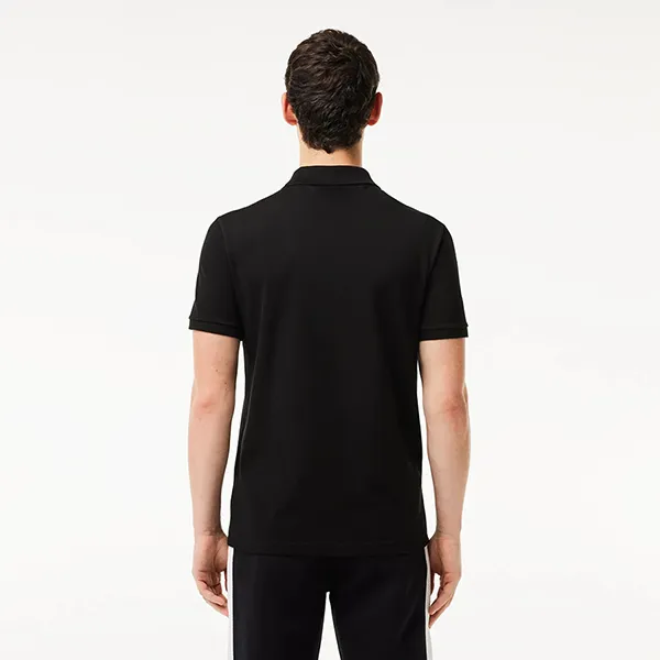 Áo Polo Nam Lacoste Slim Fit Stretch Cotton Piqué Grey Crocodile PH4014 031 Màu Đen Size 4 - Thời trang - Vua Hàng Hiệu