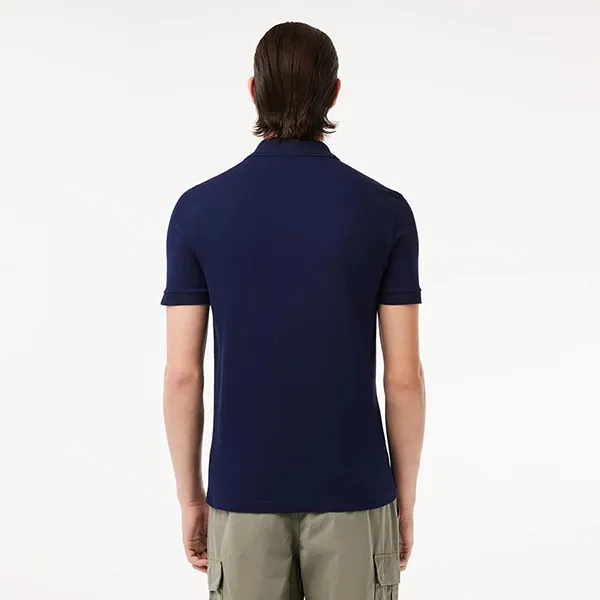 Áo Polo Nam Lacoste Slim Fit Stretch Cotton Piqué Grey Crocodile PH4014 166 Màu Xanh Navy Size 4 - Thời trang - Vua Hàng Hiệu