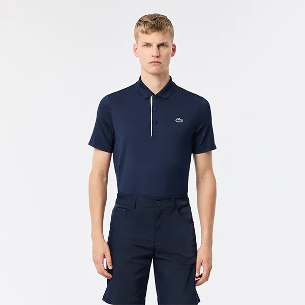 Áo Polo Nam Lacoste Straight Cut Golf Polo Shirt DH2583 525 Màu Xanh Navy Size 3 - Thời trang - Vua Hàng Hiệu