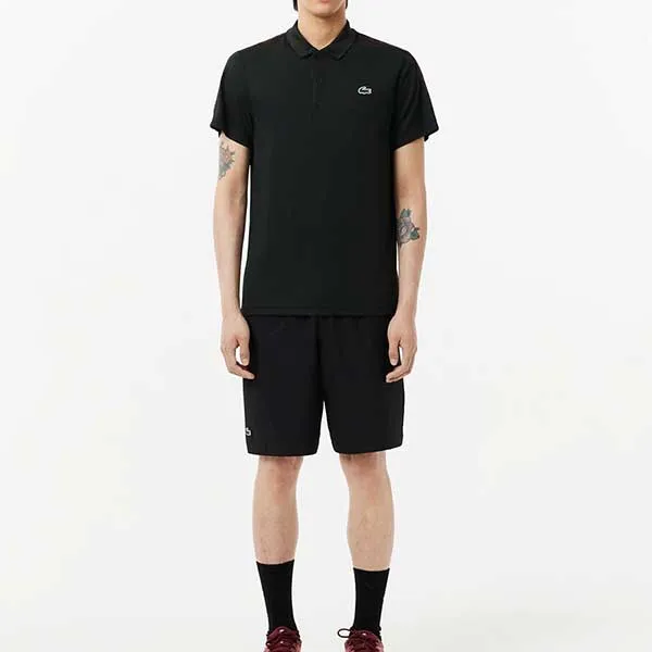 Áo Polo Nam Lacoste Tennis DH2557 Ultra Dry Màu Đen Size 3 - Thời trang - Vua Hàng Hiệu