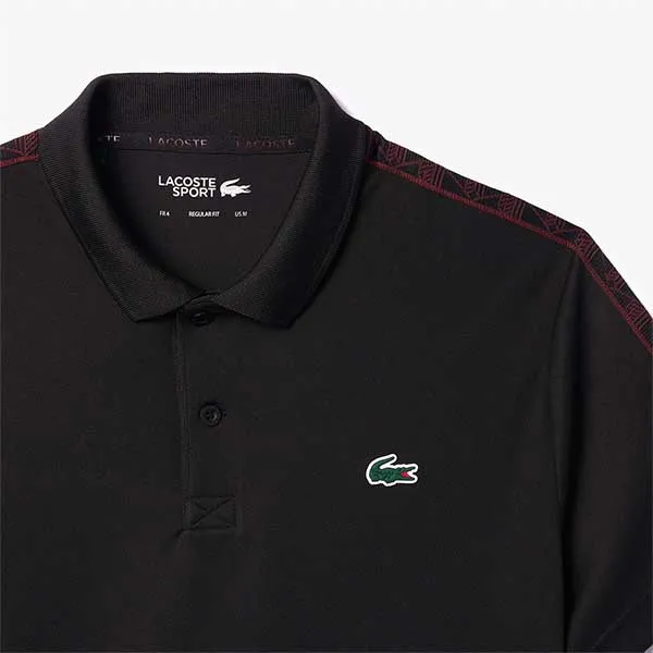 Áo Polo Nam Lacoste Tennis DH2557 Ultra Dry Màu Đen Size 3 - Thời trang - Vua Hàng Hiệu