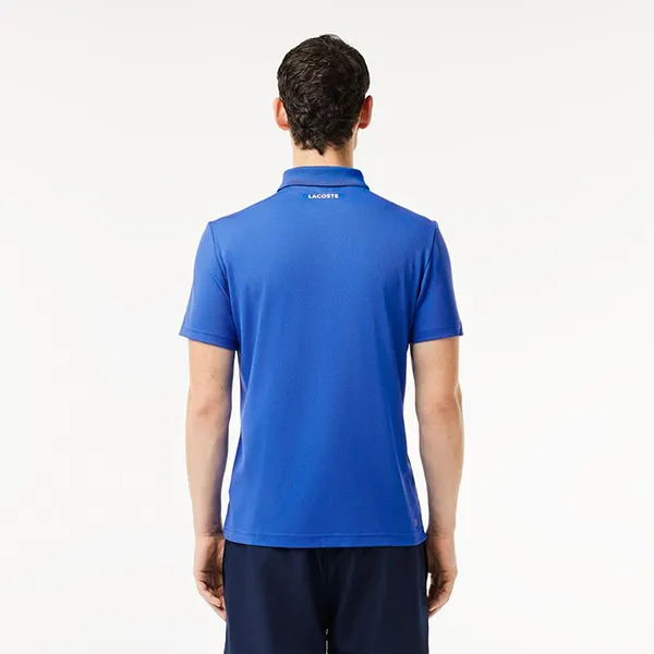 Áo Polo Nam Lacoste Tennis x Novak Djokovic Fan Shirt DH7330-IXW Màu Xanh Blue Size S - Thời trang - Vua Hàng Hiệu