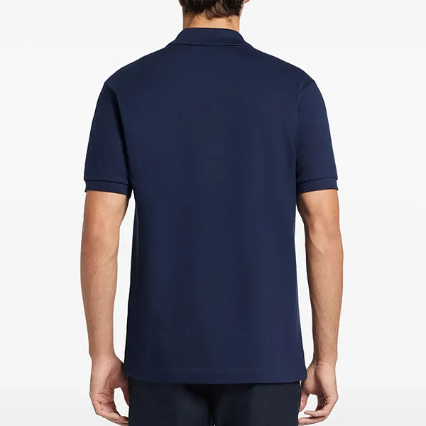 Áo Polo Nam Men's Classic Fit L.12.12 Text Màu Xanh Navy Size 3 - Thời trang - Vua Hàng Hiệu