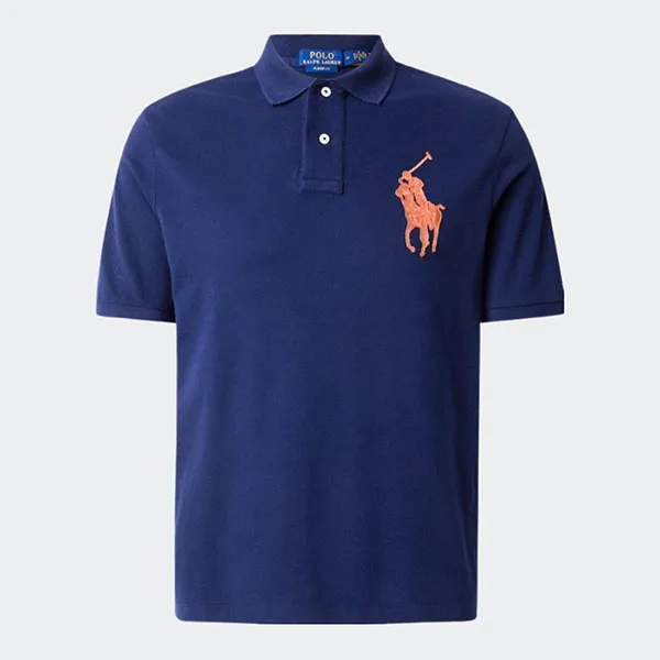 Áo Polo Nam Ralph Lauren With Embroidered Logo In Navy 710961129001 Màu Xanh Navy Size S