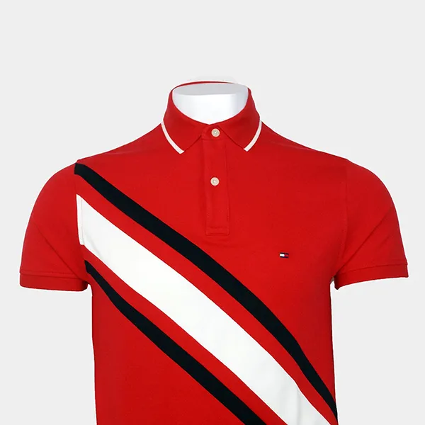 Áo Polo Nam Tommy Hilfiger Branded Men's Polo Shirt 78JA988600 Màu Đỏ Size XS - Thời trang - Vua Hàng Hiệu