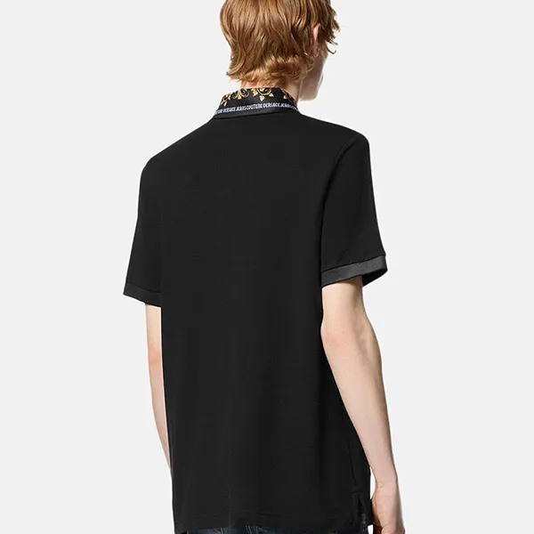 Áo Polo Nam Versace Jeans Couture E77GAGT10ECJ01TE899 Màu Đen Size S