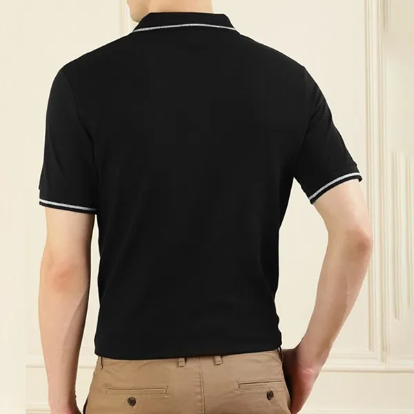 Áo Polo Nam Versace Jeans Couture Logo Embroidered Màu Đen Size XS - Thời trang - Vua Hàng Hiệu