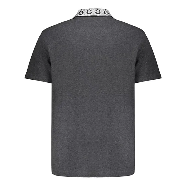 Áo Polo Nam Versace Logo Embroidered Cotton Polo Shirt Màu Xám Size XS - Thời trang - Vua Hàng Hiệu