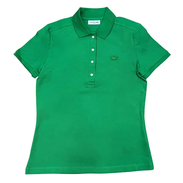 Áo Polo Nữ Lacoste Slim Fit Stretch Mini Piqué Polo Shirt PF5462 Màu Xanh Lá Size 40 - Thời trang - Vua Hàng Hiệu