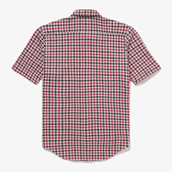 Áo Sơ Mi Cộc Tay Nam Lacoste Tattersall Knit Shirt Tricolor CH9874-HDE Màu Đỏ Kẻ Size 39 - Thời trang - Vua Hàng Hiệu