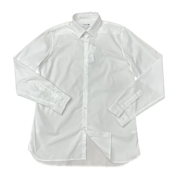 Áo Sơ Mi Nam Lacoste Men's Regular White Màu Trắng Size 37