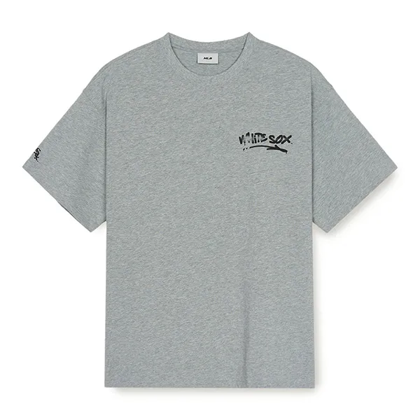 Áo Thun MLB Basic Heavyweight Mega Overfit Short Sleeve T-Shirt 3ATSB4053-44MGS Màu Xám