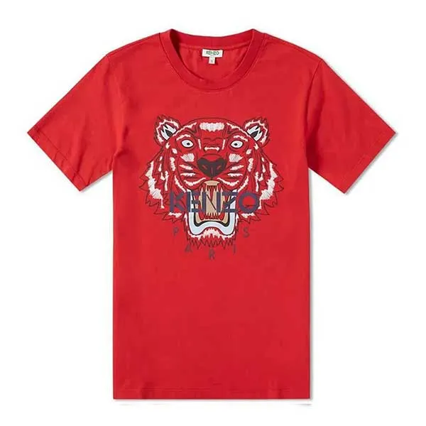 Áo Thun Kenzo Tiger Print T-shirt 5TS0504 186 Màu Đỏ Họa Tiết Size XS