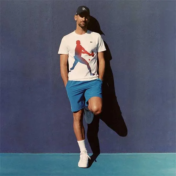 Áo Thun Nam Lacoste Novak Djokovic T-shirt TH7516 001 Màu Trắng Size 3 - Thời trang - Vua Hàng Hiệu