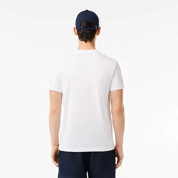 Áo Thun Nam Lacoste Novak Djokovic T-shirt TH7516 001 Màu Trắng Size 3 - Thời trang - Vua Hàng Hiệu