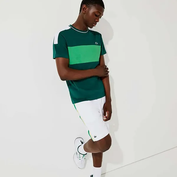 Áo Thun Nam Lacoste Sport Regular Fit TH6940 Tshirt Màu Xanh Lá Size 2 - Thời trang - Vua Hàng Hiệu