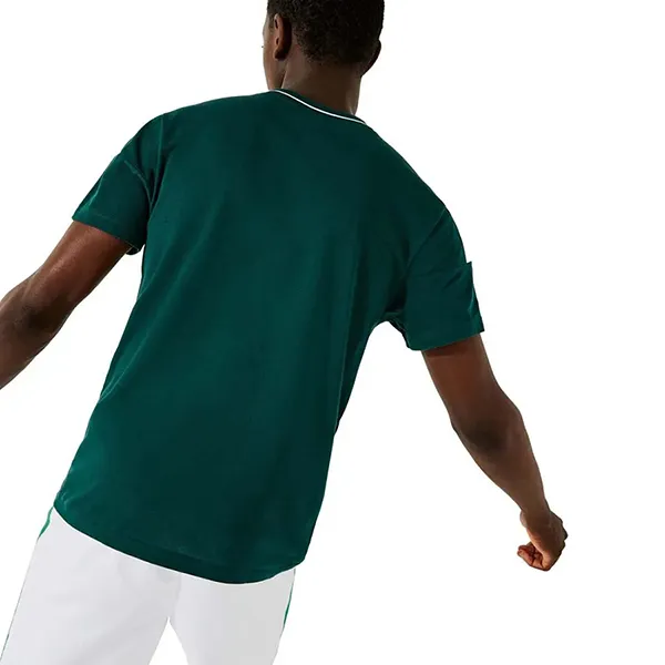 Áo Thun Nam Lacoste Sport Regular Fit TH6940 Tshirt Màu Xanh Lá Size 2 - Thời trang - Vua Hàng Hiệu