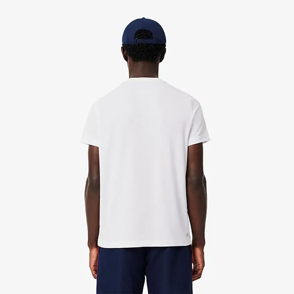 Áo Thun Nam Lacoste Ultra Dry Print Branding Sport T-Shirt TH8938 51 HI1 Màu Trắng Size 3 - Thời trang - Vua Hàng Hiệu