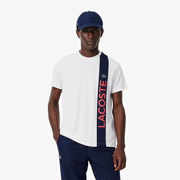 Áo Thun Nam Lacoste Ultra Dry Print Branding Sport T-Shirt TH8938 51 HI1 Màu Trắng Size 3 - Thời trang - Vua Hàng Hiệu