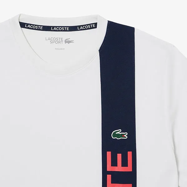 Áo Thun Nam Lacoste Ultra Dry Print Branding Sport T-Shirt TH8938 51 HI1 Màu Trắng Size 3 - Thời trang - Vua Hàng Hiệu