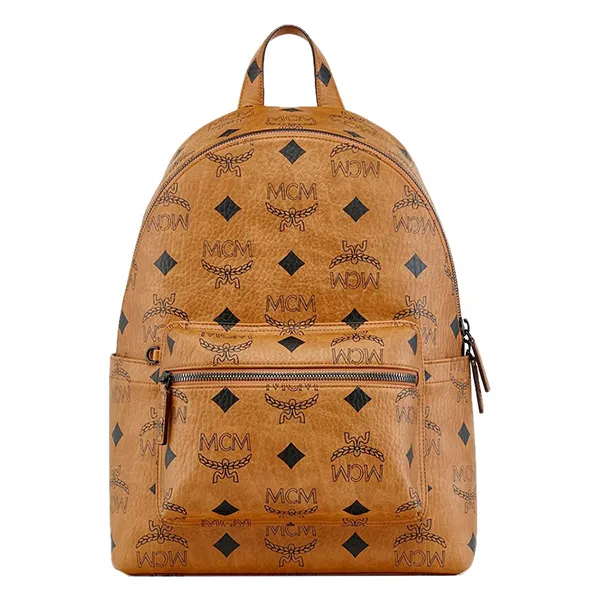 Balo MCM Stark Backpack Cognac MMKDAVE01CO001 Màu Nâu