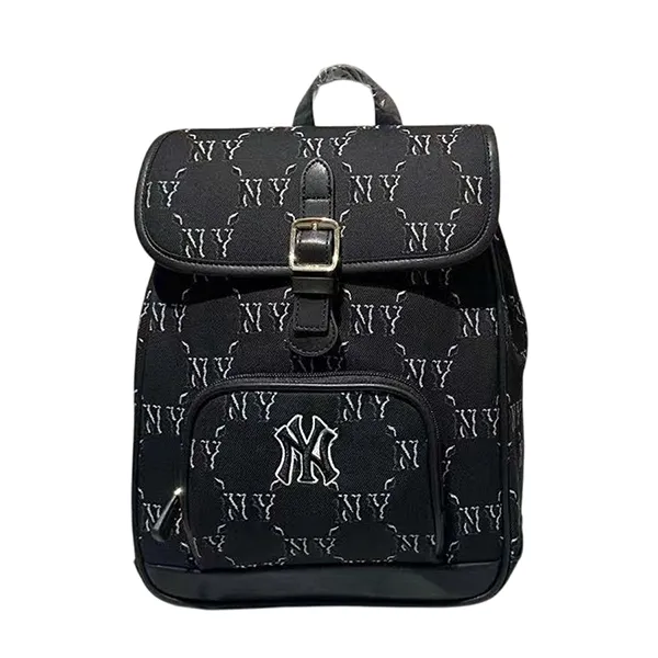 Balo MLB Diamond Monogram Jacquard New York Yankees Backpack 7ABKMD65N Màu Đen