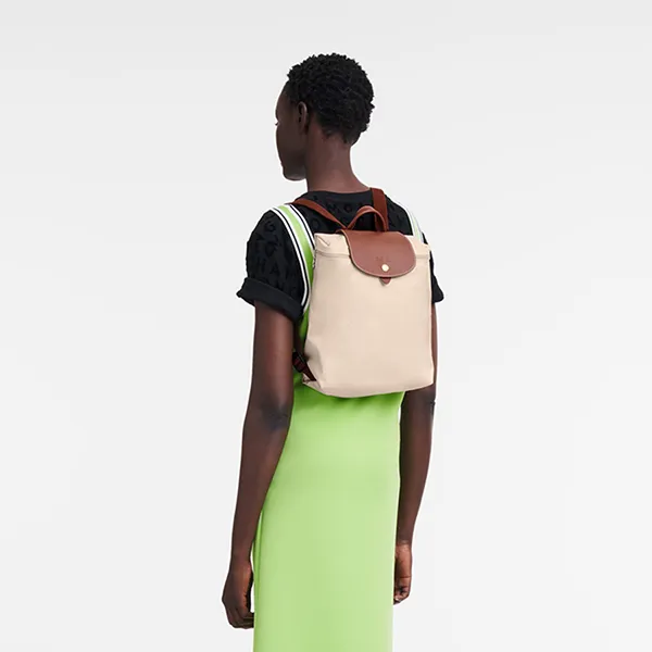 Balo Nữ Longchamp Le Pliage Original M Backpack L1699089P71 Paper Màu Be - Túi xách - Vua Hàng Hiệu