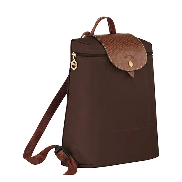 Balo Nữ Longchamp Le Pliage Original M Backpack L1699089P81 Ebony Màu Nâu Đậm - Túi xách - Vua Hàng Hiệu