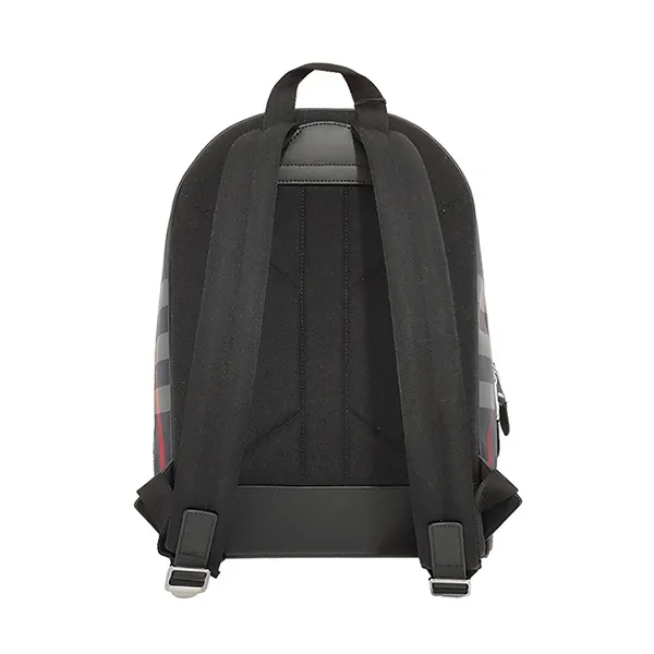 Balo Unisex Burberry Jeff Check Backpack Grey 80840571 Màu Xanh Xám