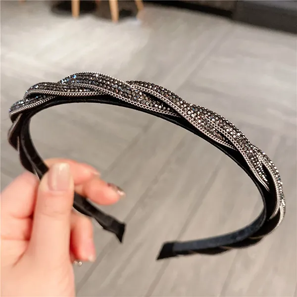 Băng Đô Meri Glam Wave HC148 Màu Đen