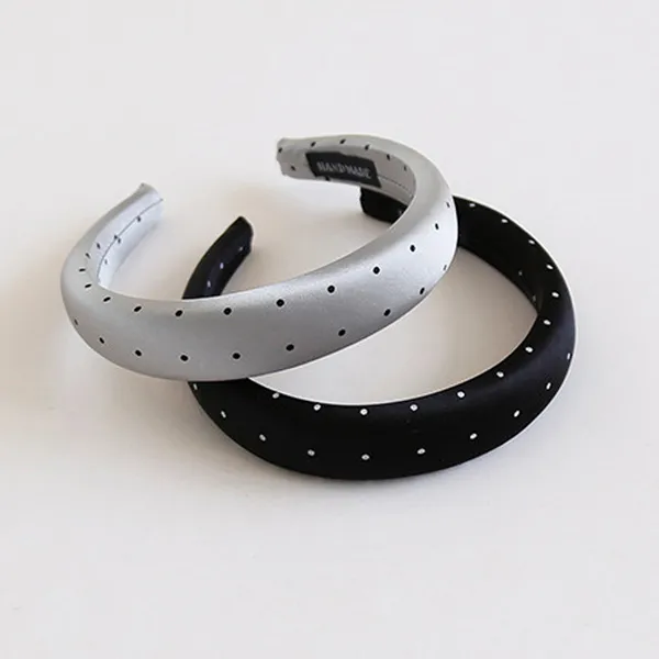 Băng Đô Meri Pretty Dots HC138-X Màu Xám
