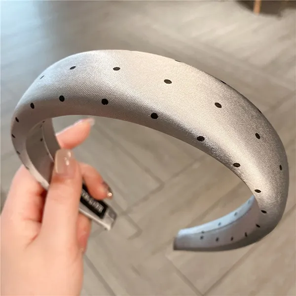 Băng Đô Meri Pretty Dots HC138-X Màu Xám