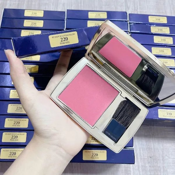 Bảng Phấn Má Estée Lauder Pure Color Envy Sculpting Blush 220 Pink Kiss Màu Hồng 7g - Trang điểm - Vua Hàng Hiệu